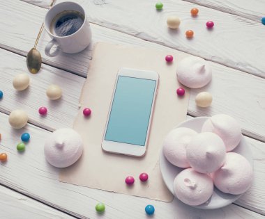 Mock-up Smartphone renk tatlılar arasında
