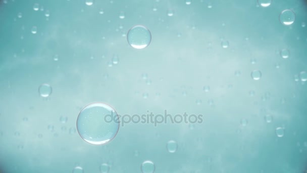 Fondo burbujas de agua — Vídeo de stock