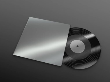 Vinil plak mockup