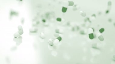 Ağır çekim düşen hapları