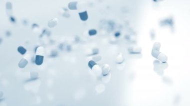 Ağır çekim düşen hapları