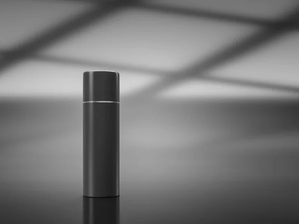 Black cosmetic tube mockup. — Stock Photo, Image