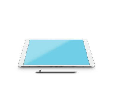 Mockup dijital tablet PC.