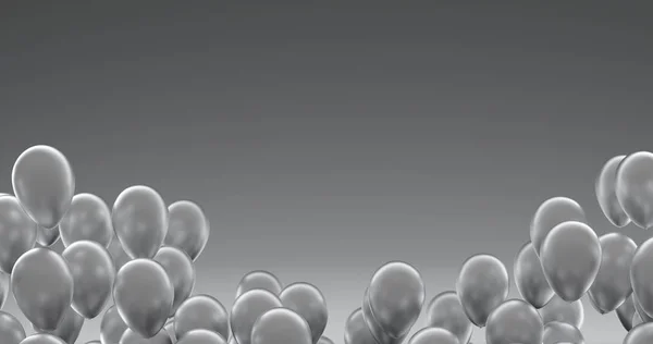 Ballonger som flyter i luften — Stockfoto