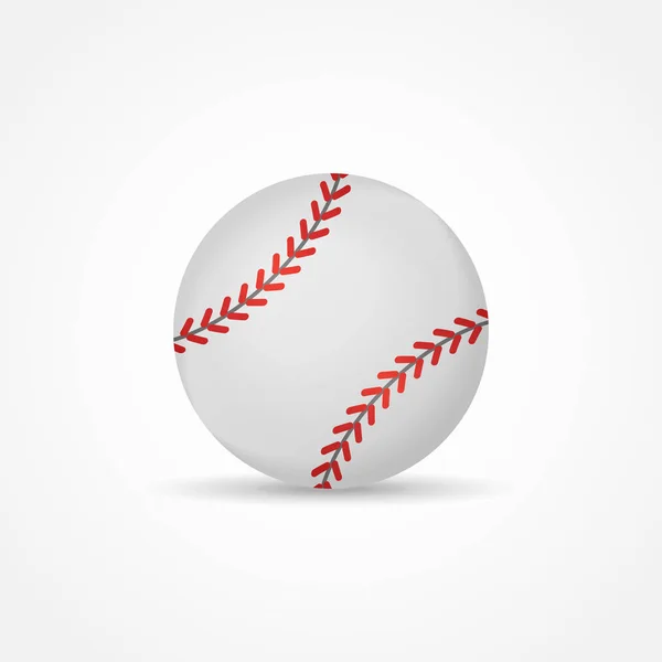 Baseball isolated on white background — Stock Vector