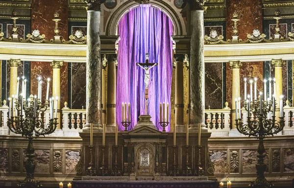 Catedral Santo Estêvão Dentro Budapeste — Fotografia de Stock