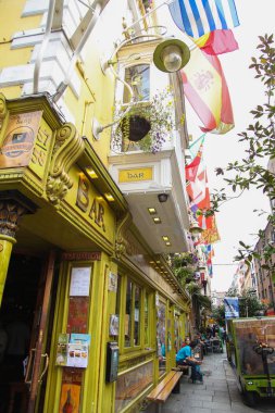 Temple Bar şehir merkezi, Dublin şehir, İrlanda Cumhuriyeti Oliver St John Gogarty pub