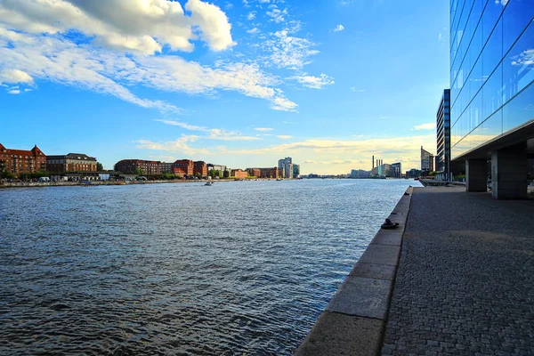 Geleneksel mimari ve Kopenhag ünlü binalar — Stok fotoğraf