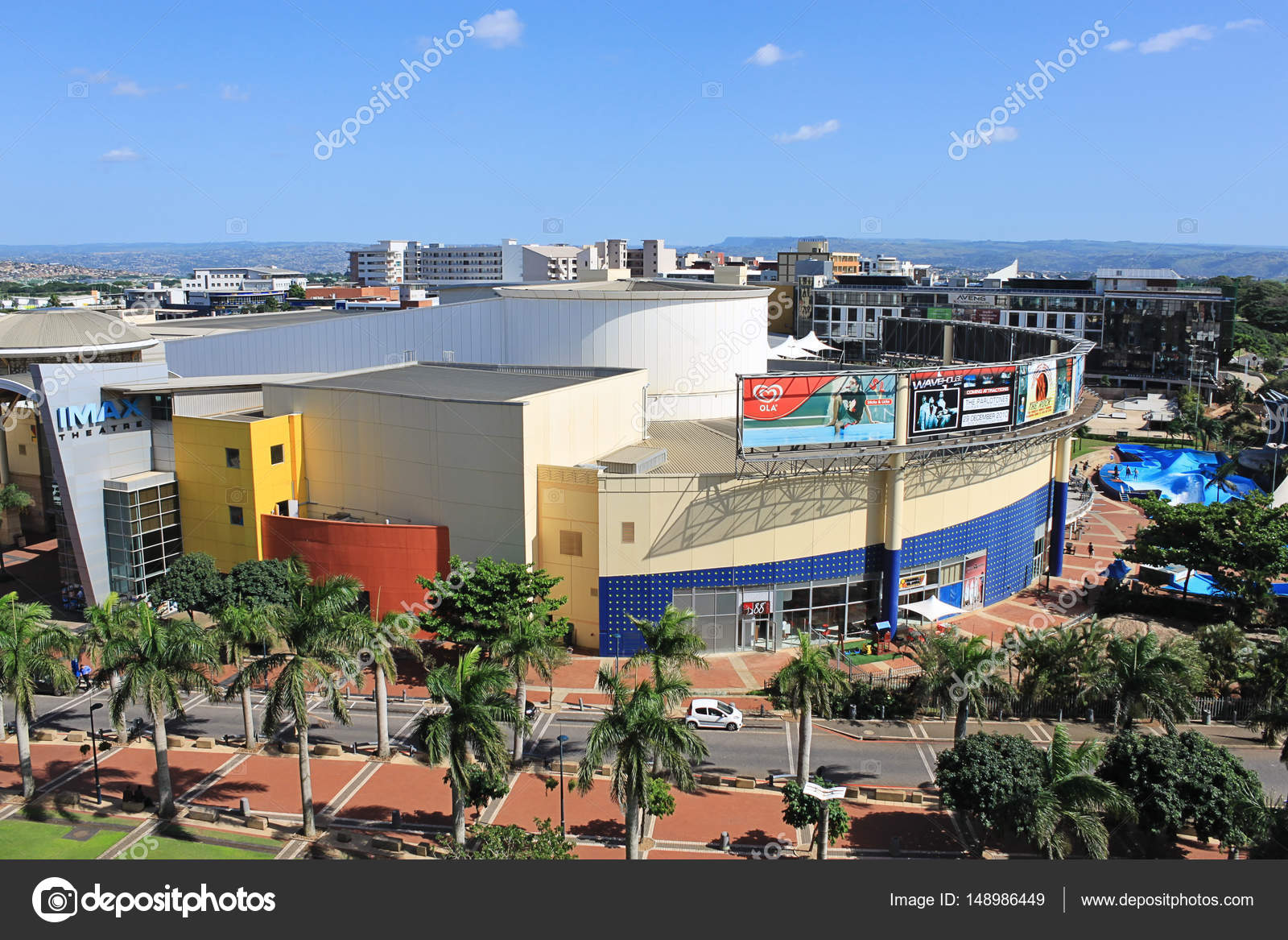 View on Gateway Theatre of Shopping, Umhlanga Ridge and Wave house from