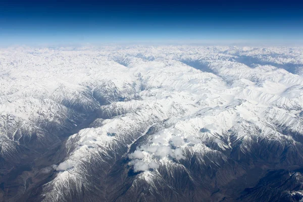 View from plane on Southern Alps, New Zealand — Stock Photo, Image