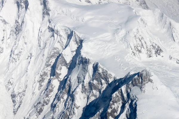 Vista desde el avión en los Alpes del Sur, Nueva Zelanda —  Fotos de Stock