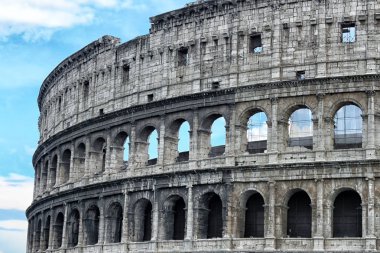 Colosseum ayrıntılı olarak Roma, İtalya, 2. Haziran 2011
