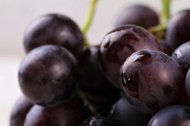 Taze üzüm kapatın. Sağlıklı beslenme kavramı
