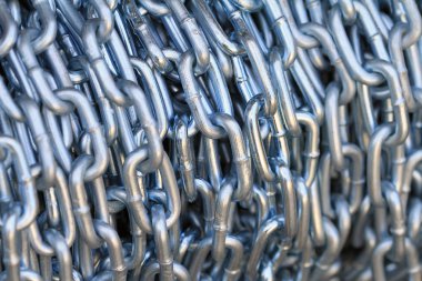 Zincirin doku olarak kapatın. İş, kırılmaz, ortaklık, beraberlik kavramı .