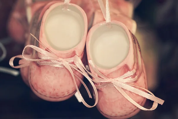 Primer adorno de Navidad del bebé decoración, niñas bonitas Sh — Foto de Stock