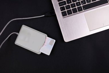 Belge kimlik kartı sayısal elektronik sertifikalı imza ile imzalama
