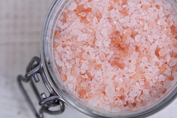 Himalayan crystal salt. Nutrition, healthy eating concept