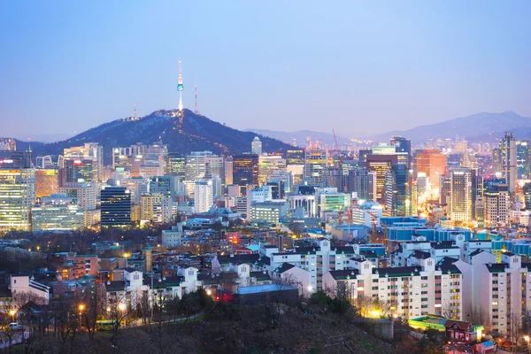 Seúl, ciudad de Corea del Sur skyline — Foto de Stock