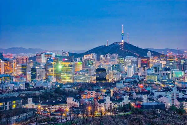 Seúl, ciudad de Corea del Sur skyline — Foto de Stock