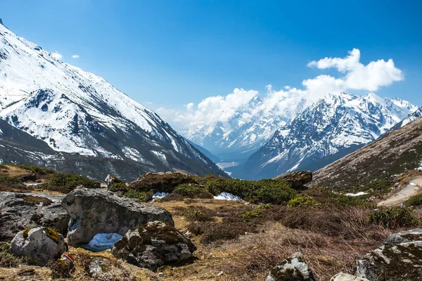 Blick auf den Schneeberg in sikkim, Indien — Stockfoto