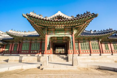Alace Sarayı ve Huwon dönüm noktası Seoul, Güney Kore