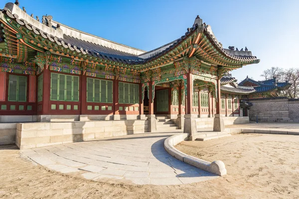 Το παλάτι Changdeokgung και Huwon ορόσημο της Σεούλ, Νότια Κορέα — Φωτογραφία Αρχείου