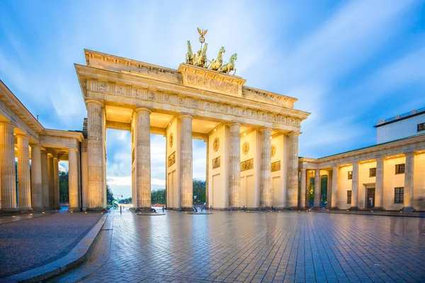 Brandenburger Tor in Berlijn city, Duitsland — Stockfoto