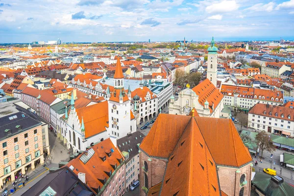 München skyline, München, Németország — Stock Fotó