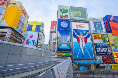 Osaka City Osaka, Japonya Dotonbori alanında
