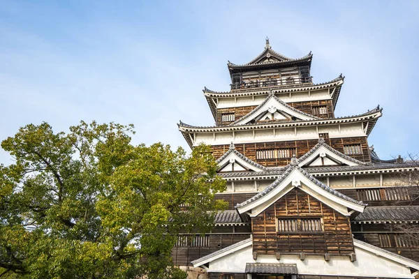 Hiroşima Castle Hiroşima City, Japonya — Stok fotoğraf