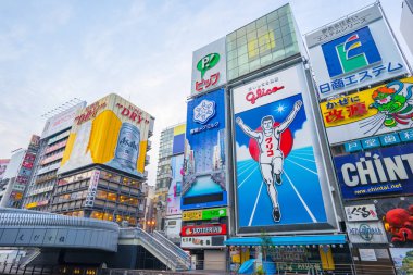 Osaka City Osaka, Japonya Dotonbori alanında