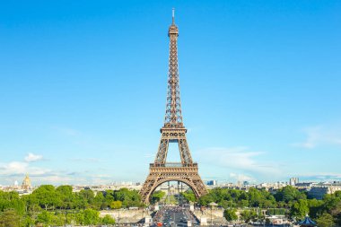 Eyfel Kulesi Tour Eiffel Trocadero Paris, Fransa'da görünümünden