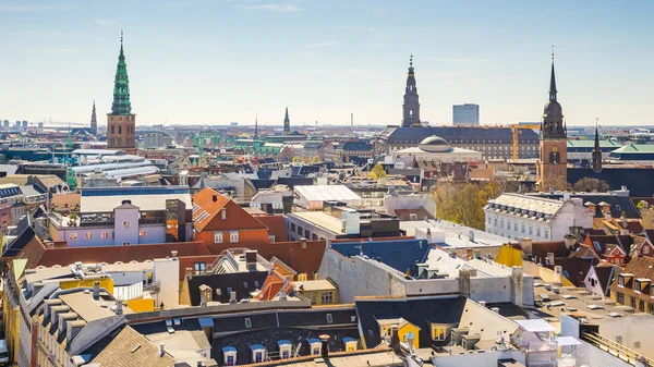 Горизонт міста Копенгаген у Данії — стокове фото