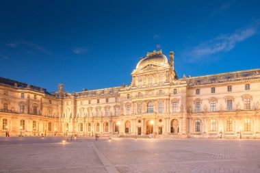 Paris şehir binalar gece Fransa