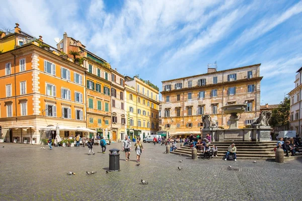 Vue de Fontana di S. Maria in Trastevere à Rome, Italie — Photo