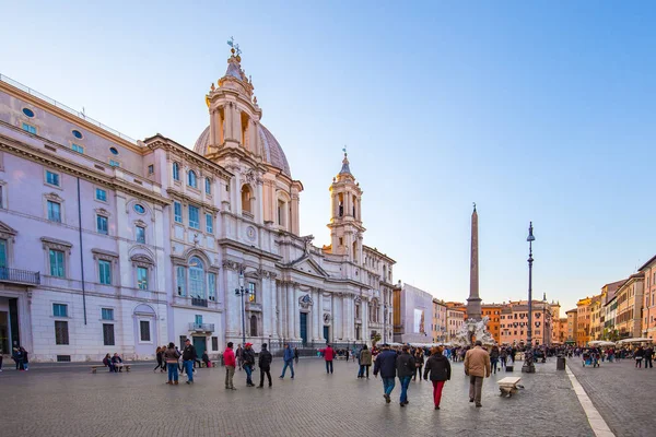 Piazza Navona Landmark of Rome, Italy — Stock Photo, Image