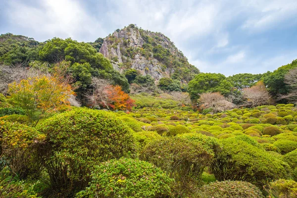 Vista de los Jardines de Mifuneyama en Saga, Japón — Foto de Stock