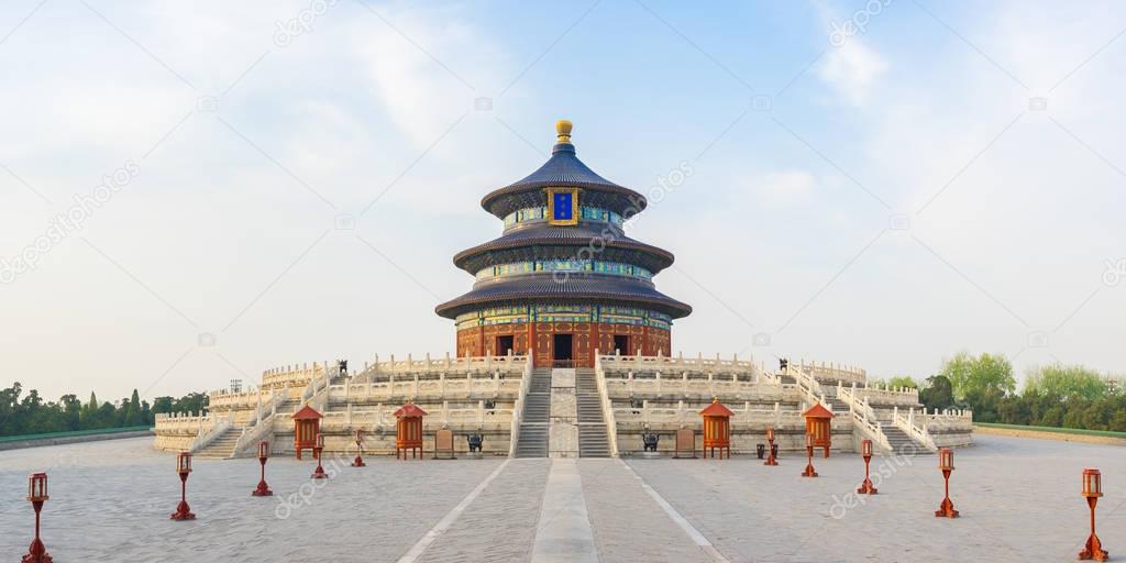 Temple of Heaven in Beijing capital city in China