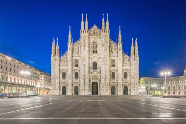 Alacakaranlık Katedrali'nde Milan, Milano, İtalya