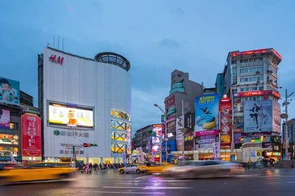 Ximending un quartiere e un quartiere dello shopping a Taipei, Taiwan — Foto Stock