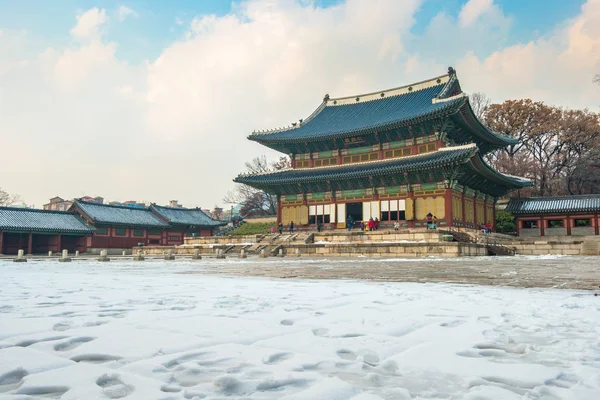 Дворцовая достопримечательность Сеула, Южная Корея — стоковое фото