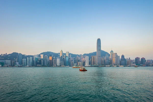 Ciudad de Hong Kong skyline en China — Foto de Stock