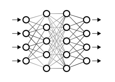 Neural ağ illüstrasyon
