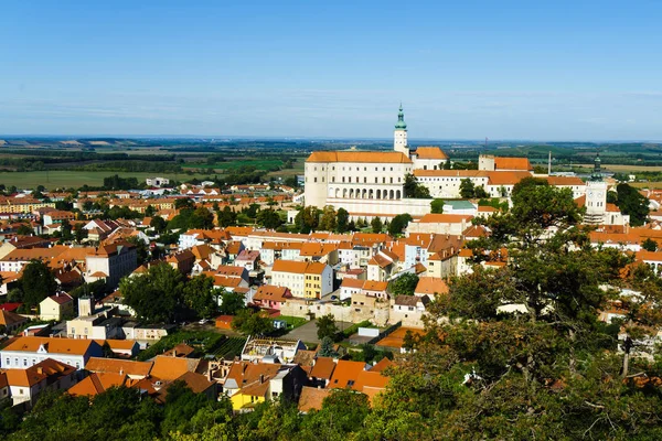 Mikulov замок у Чехії — стокове фото