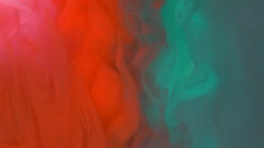 4 k görüntüleri. Arka plan. Veri bloğu karıştırma sıvı mürekkep renklerini sıvı karıştırıcı