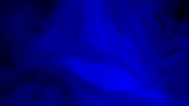 4 k görüntüleri. Mavi renkli boya mürekkep arka plan. Difüzyon Psychedelic.