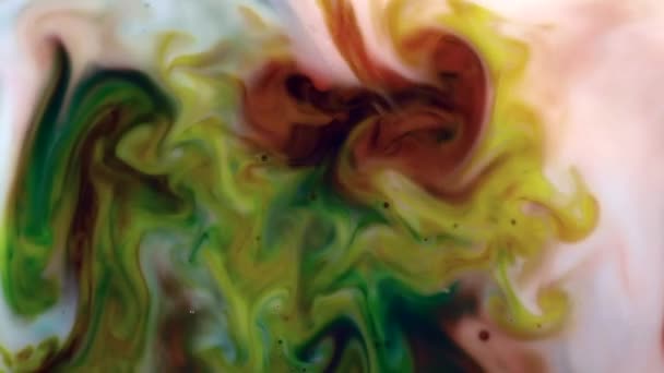 Full Hd. Abstract achtergrond. Vloeibare inkt burst swirl vloeistof mengen — Stockvideo