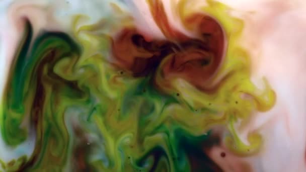 Full HD. Fundo abstrato. Liquid ink blending burst swirl fluid — Vídeo de Stock