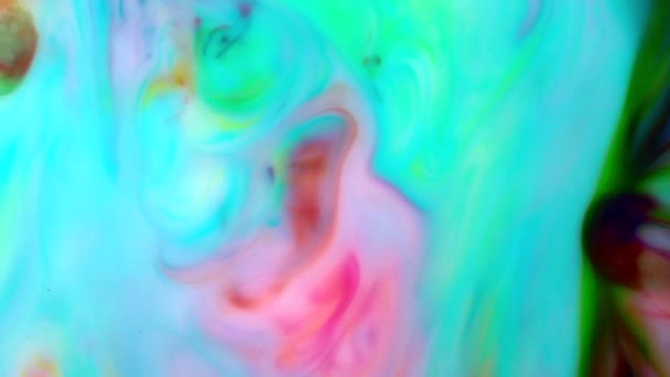 Full Hd. Abstract achtergrond. Vloeibare inkt burst swirl vloeistof mengen — Stockvideo