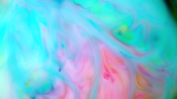 Full HD. Abstract background. Liquid ink blending burst swirl fluid — Stock Video